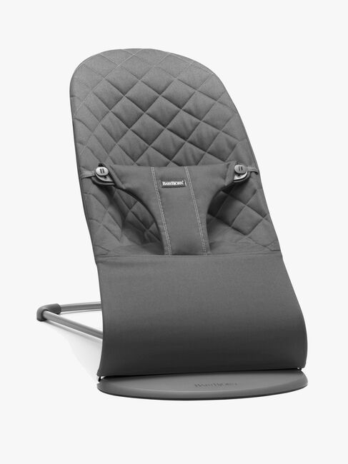 BabyBjörn Bliss Vippestol Vevet Klassisk Quilt, Antrasitt