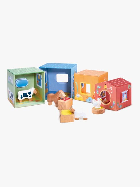 Hape Eventyrbok med Lekesett The Happy Stables