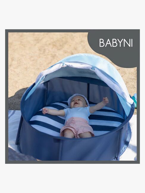 BabyMoov UV-Telt, Blue/White