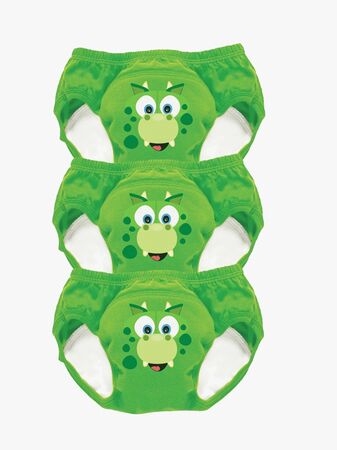 My Carry Potty Dinosaur Pottetreningsbukser 3-pack, Grønn