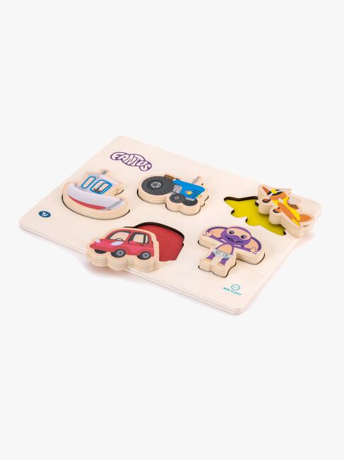 Fantorangen Fantus Trepuslespill Kjøretøy 5 Brikker