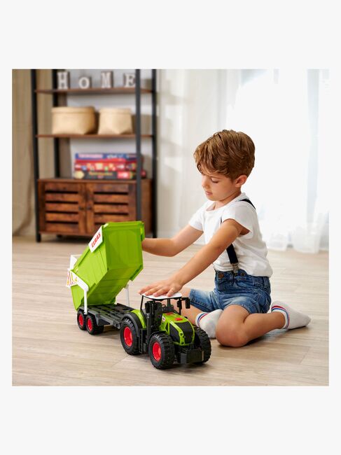 Dickie Toys CLAAS Traktor med Tilhenger