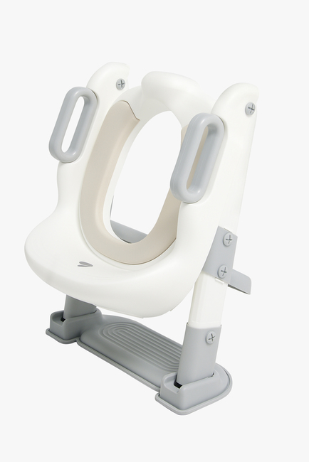 Beemoo CARE Assist Toalettsete med Stige, Grey/White