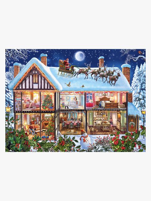 Ravensburger Puslespill Jul Hjemme, 100 Biter