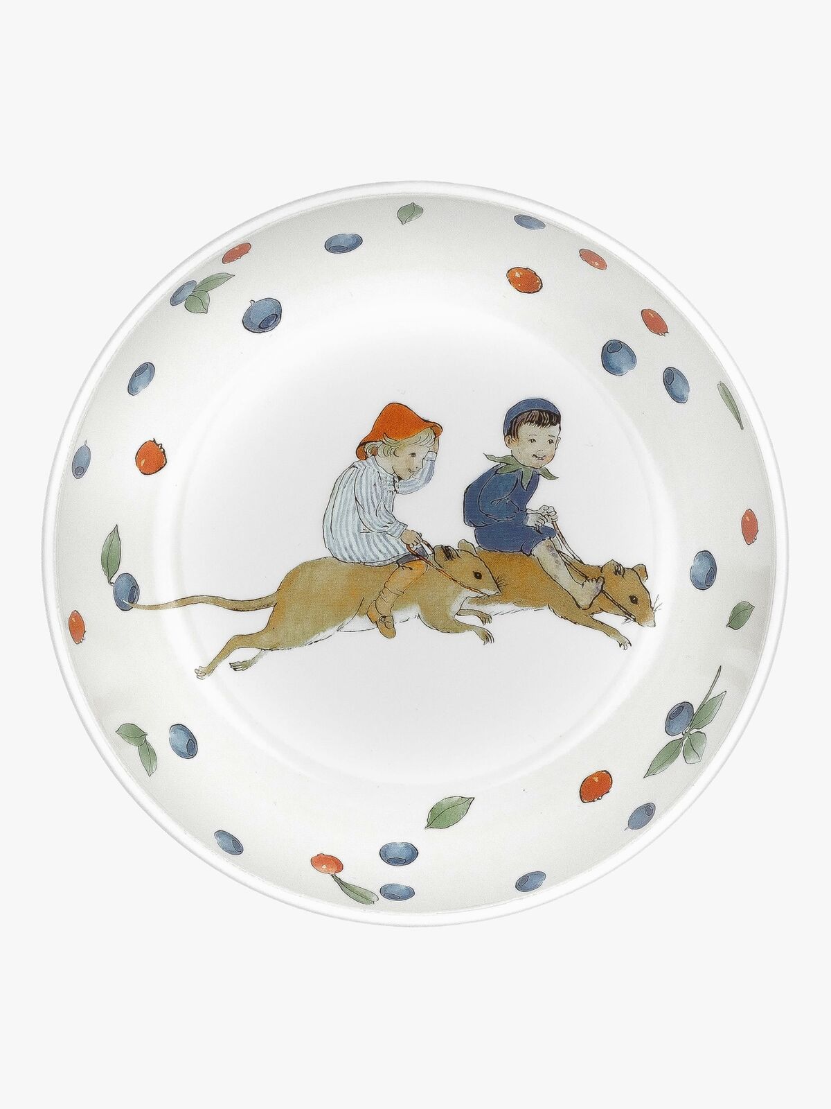 Elsa Beskow Puttes Eventyr I Blåbærskogen  Stor Skål