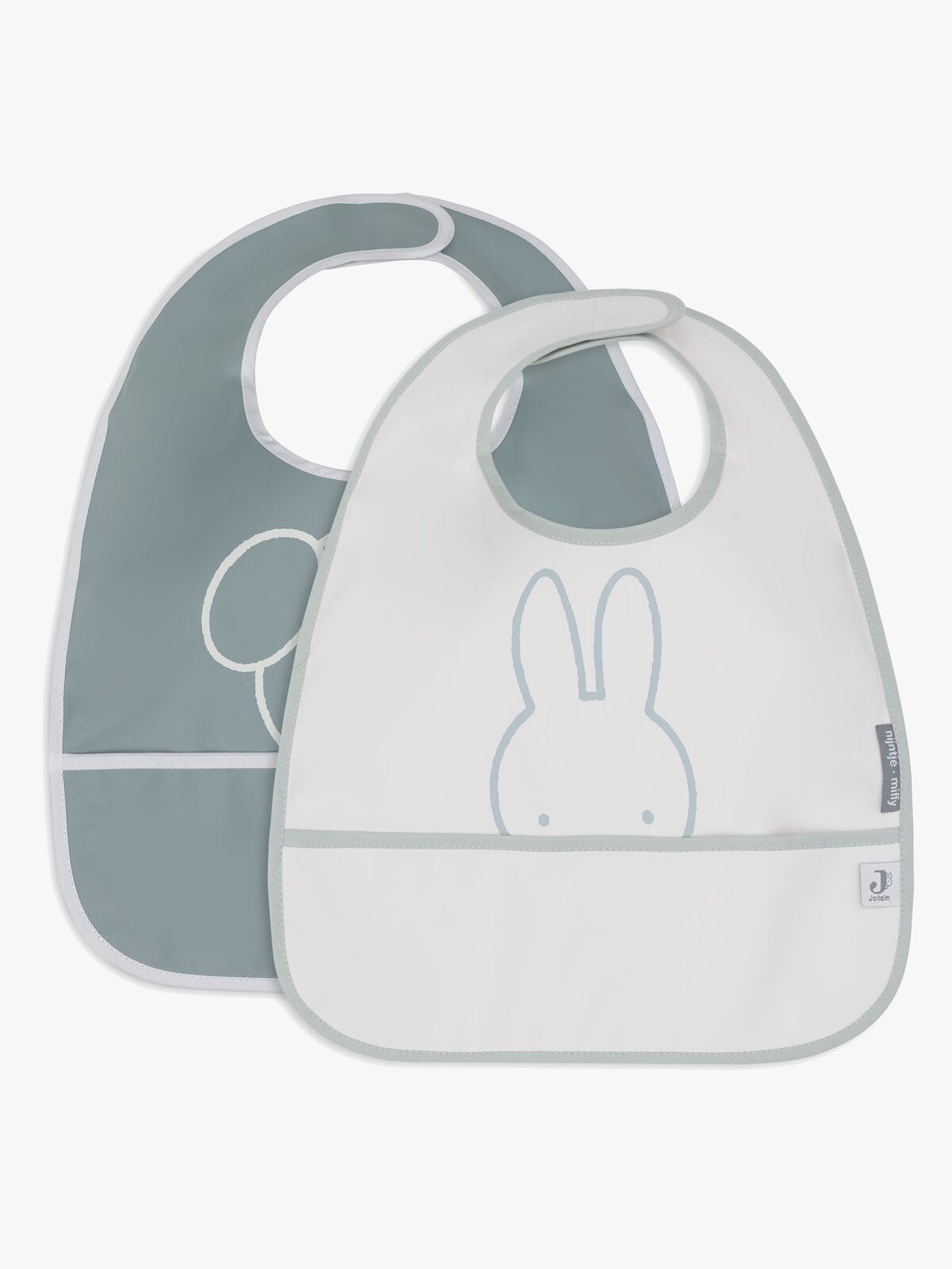 Jollein Miffy Peekaboo Smekke 2-Pakk, Sea Green