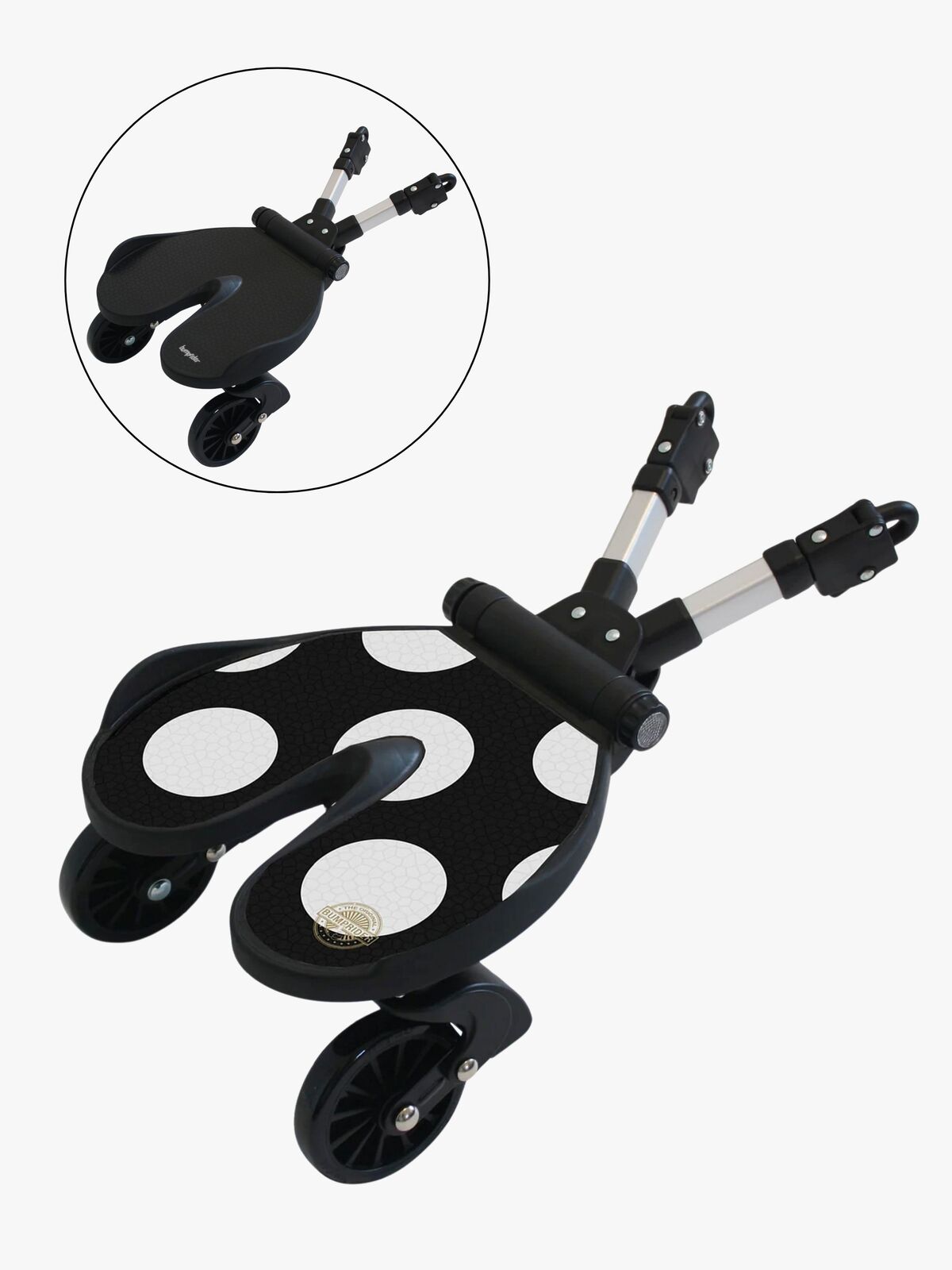 Bumprider Ståbrett, White Dots