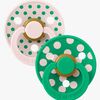 BIBS Studio Colour Polka Smokk 2-Pakk Latex Str 1, Petal/Cactus