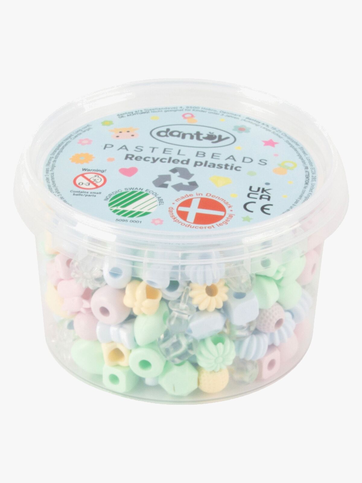 Dantoy Pastel Perler Small 280 Stk