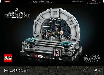 LEGO Star Wars 75352 Diorama Med Keiserens Tronsal