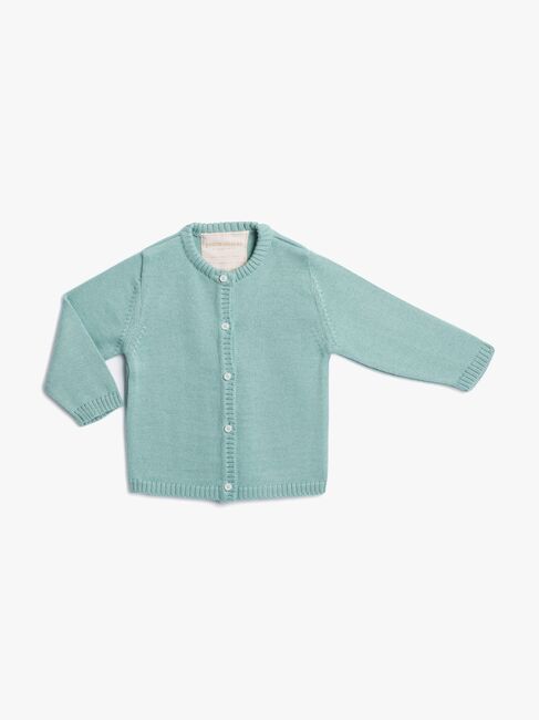 Petite Chérie Atelier Margit Cardigan, Light Green/Dusty Green