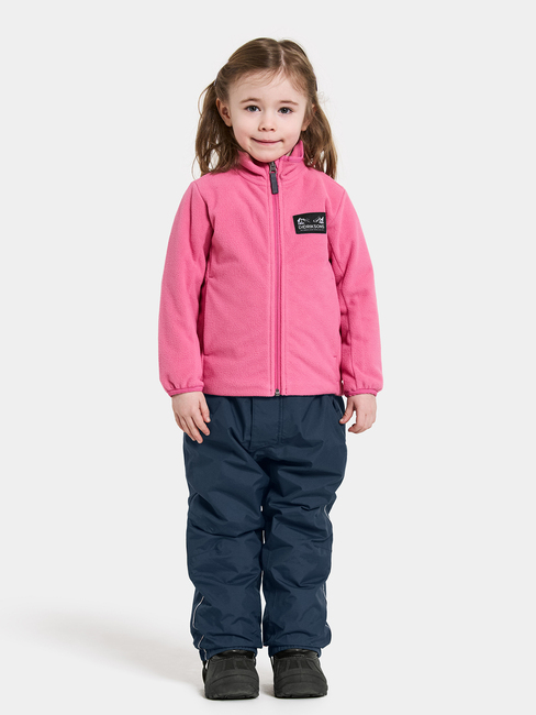 Didriksons Muskot  Vindtett Vindfleecejakke, Sweet Pink