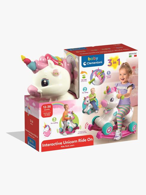 Clementoni Baby Gyngehest 3-in-1 Enhjørning