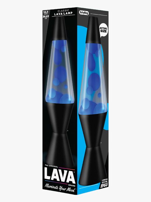 LAVA Lys Neon 37cm, Blå/Svart