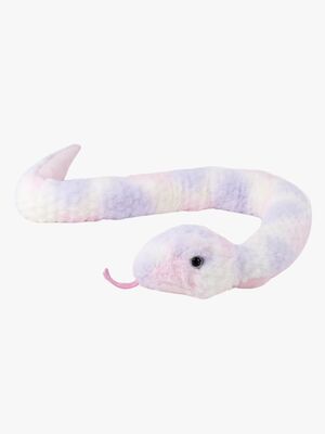 Teddykompaniet Kosedyr Slange 120 cm, Rosa