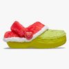 Crocs Grinch Classic Kids Fôrede Tøfler, Multi