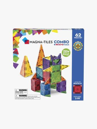 MAGNA-TILES MicroMAGS Combo Byggesett 62 Deler