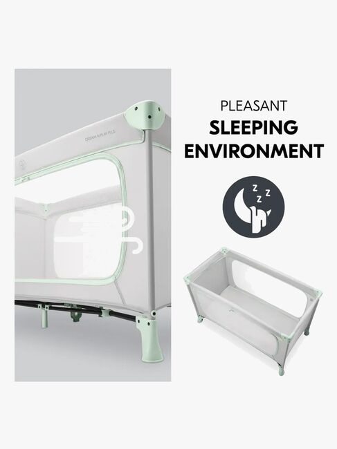Hauck Dream N Play Plus Reiseseng, Dusty Mint