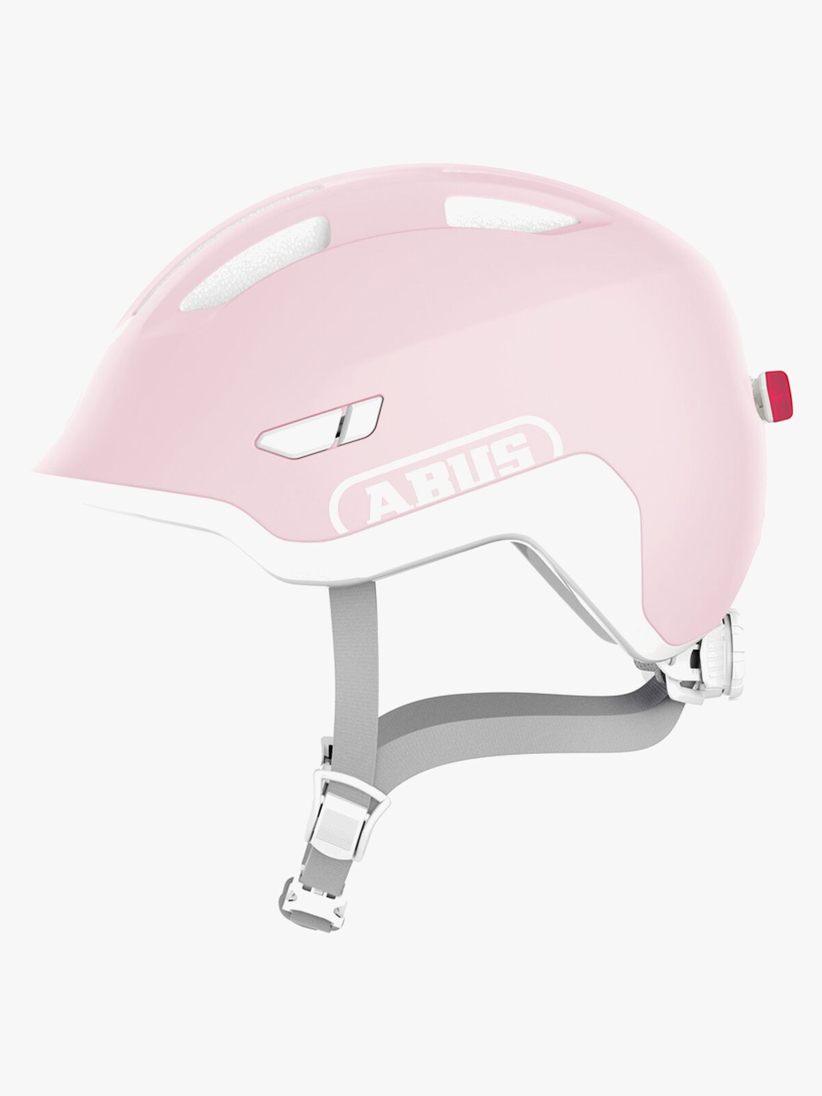 ABUS Smiley Ace Led Hjelm, Pure Rose