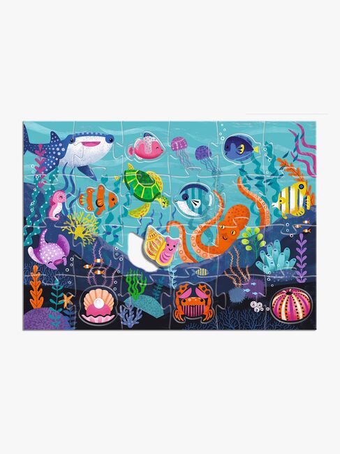 Djeco Puslespill Tactilo Sea 2-i-1