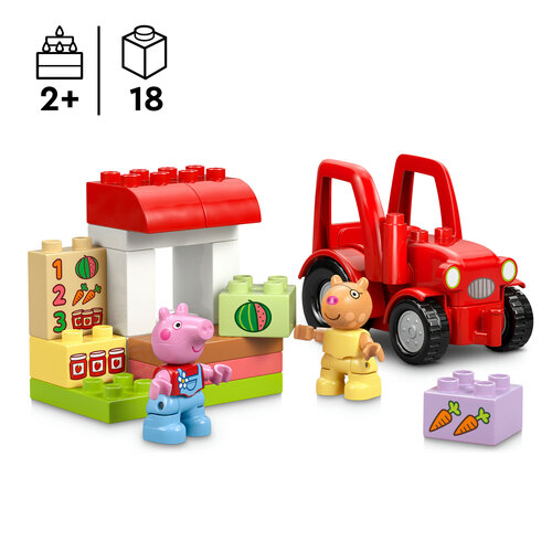 LEGO DUPLO Peppa Pig 10468 Traktor og marked