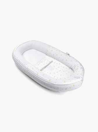 Doomoo Cocoon Babynest Blomster, Gul