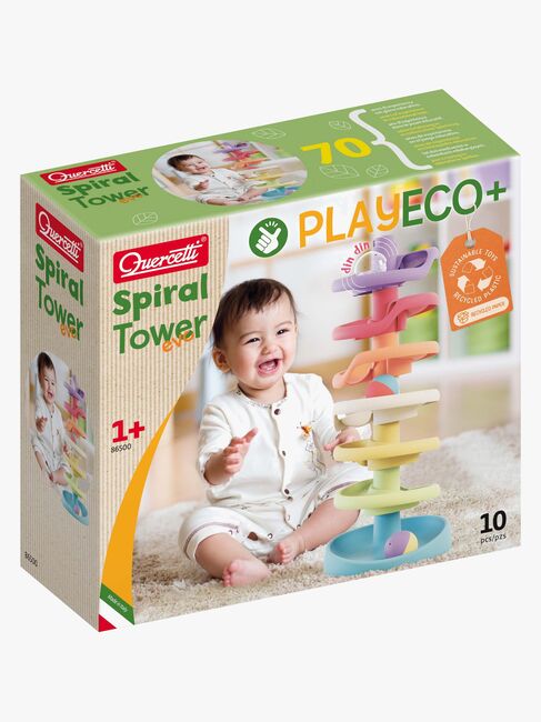 Quercetti Play Eco+ Aktivitetsleke Spiraltårn