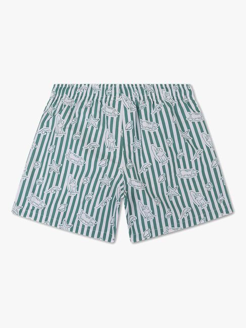 Swim Essentials Badebukse, Surf Dogs Green