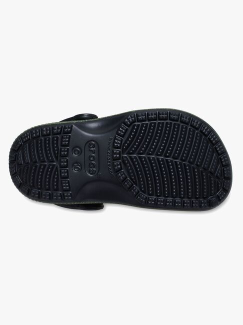 Crocs Classic IAM Scary Dino Kids Sandaler, Svart