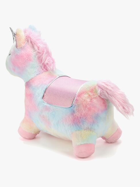 Cloudberry Castle Hoppedyr Enhjørning med Plysjtrekk