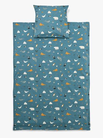 LIEWOOD Carmen Baby Sengesett 70x100, Arctic Sea/Ocean View