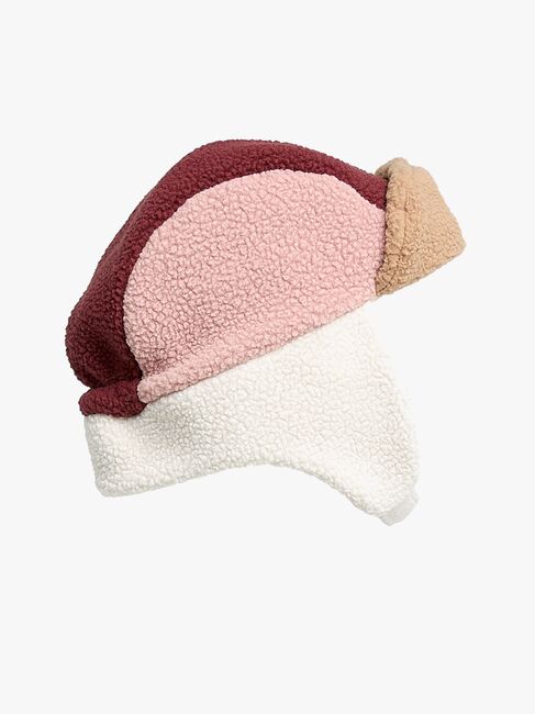 Nordbjörn Knallen Fleece-lue, Madder Brown/Rose Dawn/Oatmeal