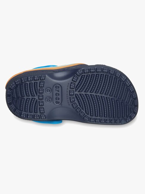 Crocs Classic UFO Lights Kids Sandaler, Navy