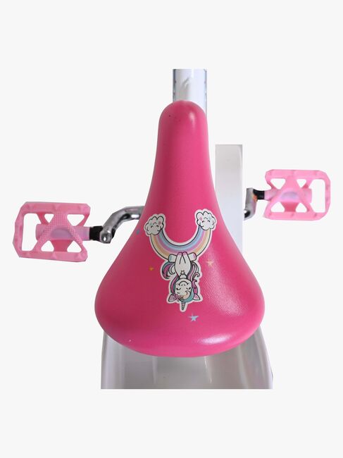 Volare Unicorn Sykkel 12 Tommer, Hvit