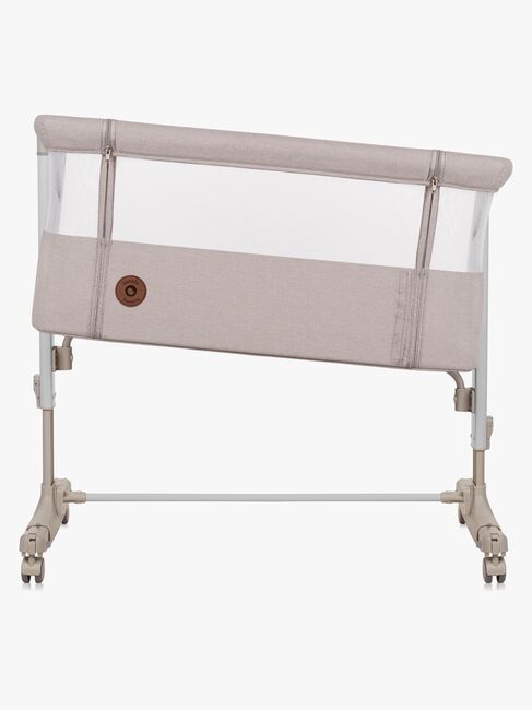 Lionelo Aurora Bedside Crib 3-in-1, Beige Cappucino