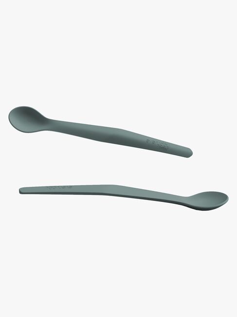 Everyday Baby Skje Silikon 2-Pakk, Grønn