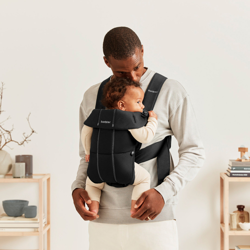 Babybjörn Mini Bæresele Vevd, Svart