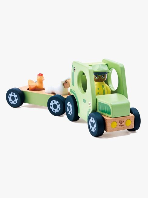 Hape Eventyrbok med Lekesett The Rumbling Tractor