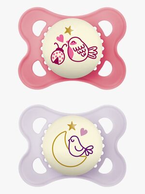 MAM Original Night Smokker 0-6m, Rosa