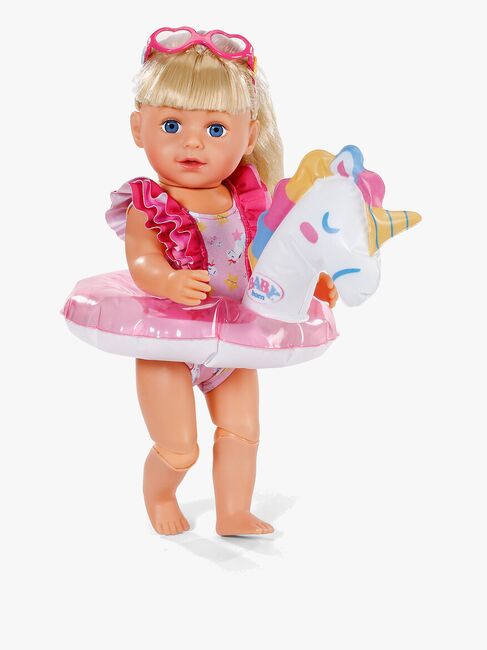 BABY born Dukketilbehør Svømmesett Enhjørning 43 cm