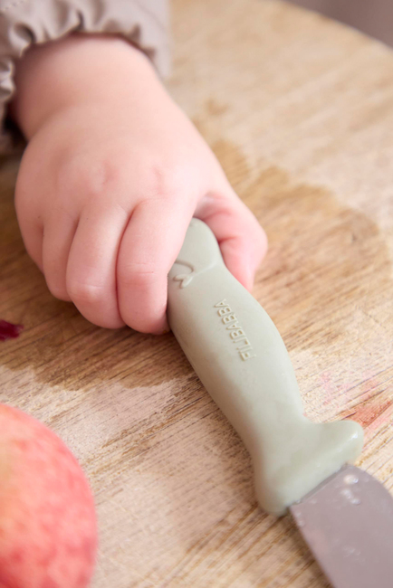 FILIBABBA Knivsett for Barn 2-Pakk, Powder Blue/Green