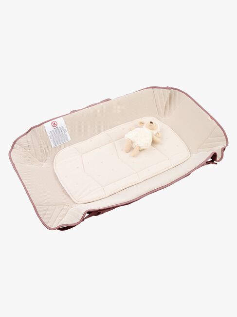 Voksi Carry Me Softbag, Blush Pink Leaf