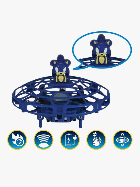 Sonic Radiostyrt Flygende UFO med Lys