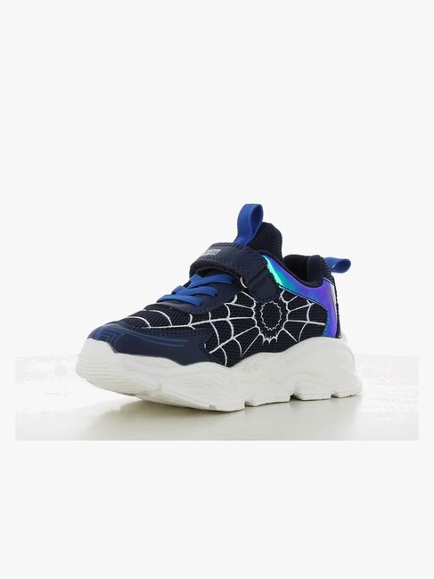 Marvel Spider-Man  Blinkende Sneakers, Navy/Cobalt Blue