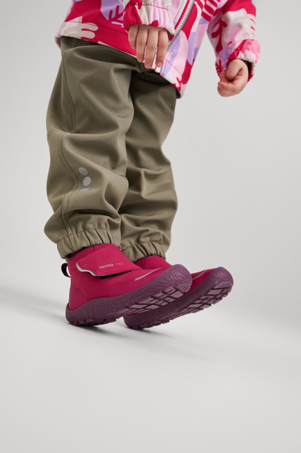 Reima Hyppii Barefoot WP Sneakers, Cool Burgundy