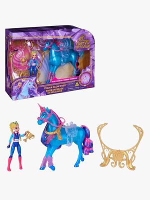 Unicorn Academy Figursett Isabel & River: Train & Glow