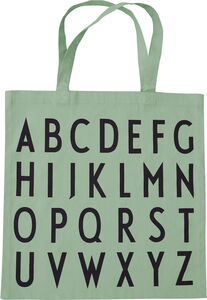 Design Letters Favourite Tøypose ABC, Light Green