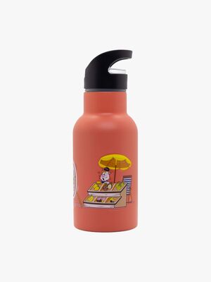 Pelle Svansløs Vannflaske, Korallrød