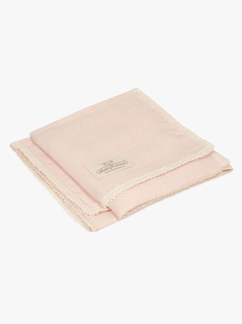 BabyMatex Babyteppe i Lin 75 x 100 cm, Rosa 
