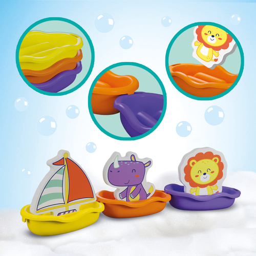 SES Creative Badelekesett Båter med Skumdyr